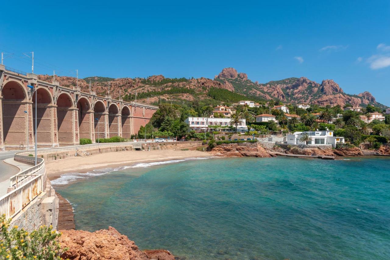 Agay Cap Esterel Le Hameau F2 Clim Plein Sud Dernier Etage Magnifique Vue Mer Saint-Raphaël المظهر الخارجي الصورة