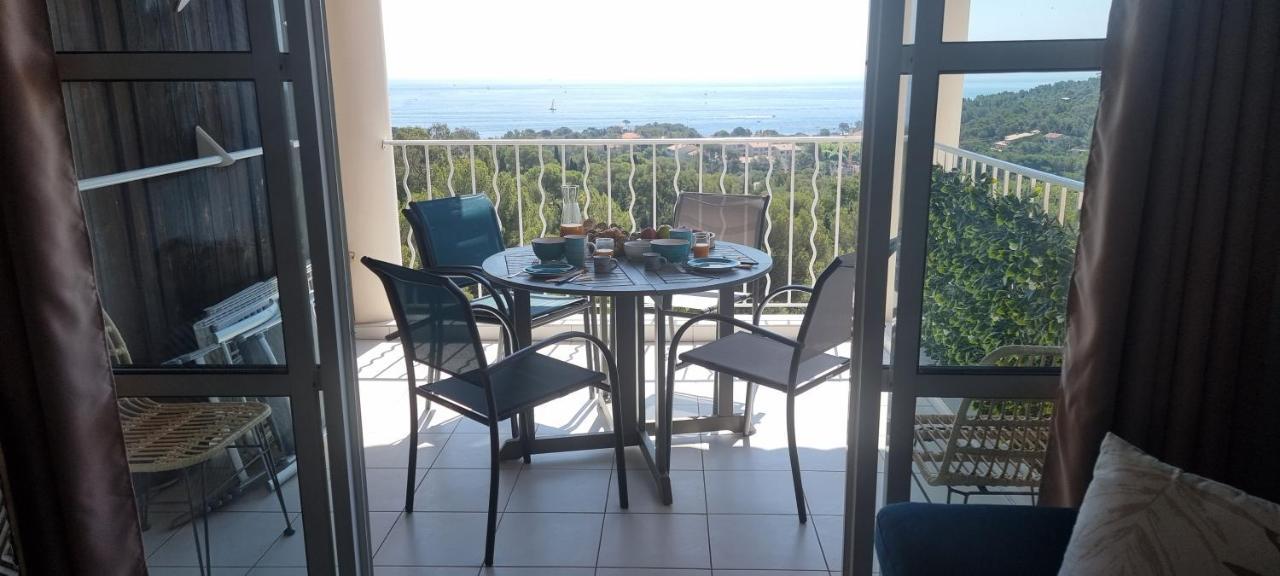 Agay Cap Esterel Le Hameau F2 Clim Plein Sud Dernier Etage Magnifique Vue Mer Saint-Raphaël المظهر الخارجي الصورة