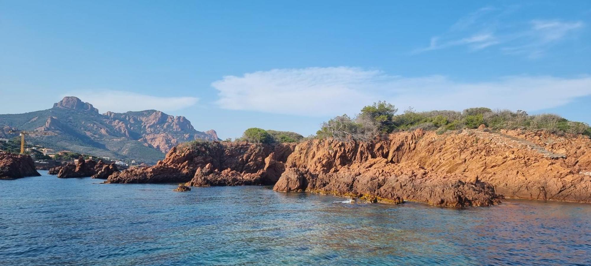 Agay Cap Esterel Le Hameau F2 Clim Plein Sud Dernier Etage Magnifique Vue Mer Saint-Raphaël المظهر الخارجي الصورة