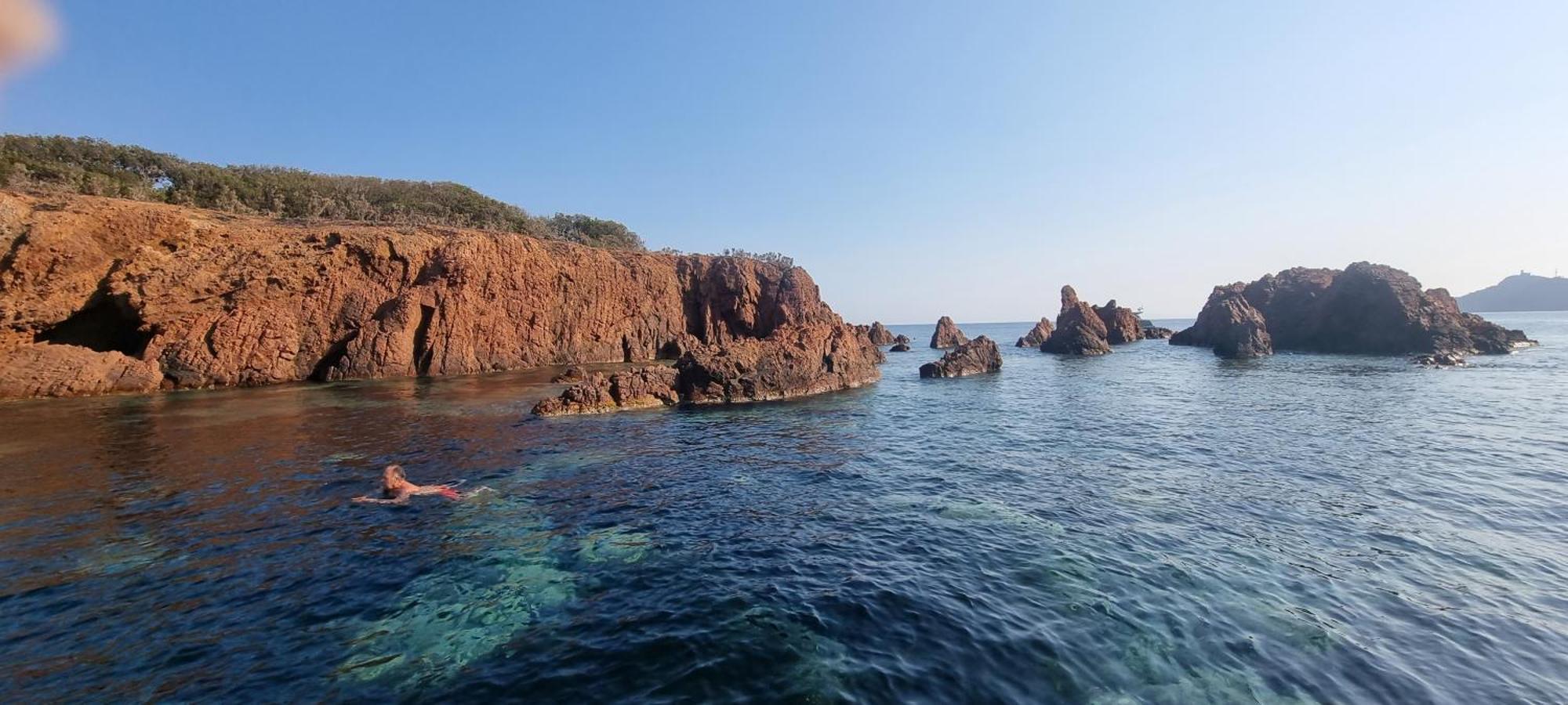 Agay Cap Esterel Le Hameau F2 Clim Plein Sud Dernier Etage Magnifique Vue Mer Saint-Raphaël المظهر الخارجي الصورة