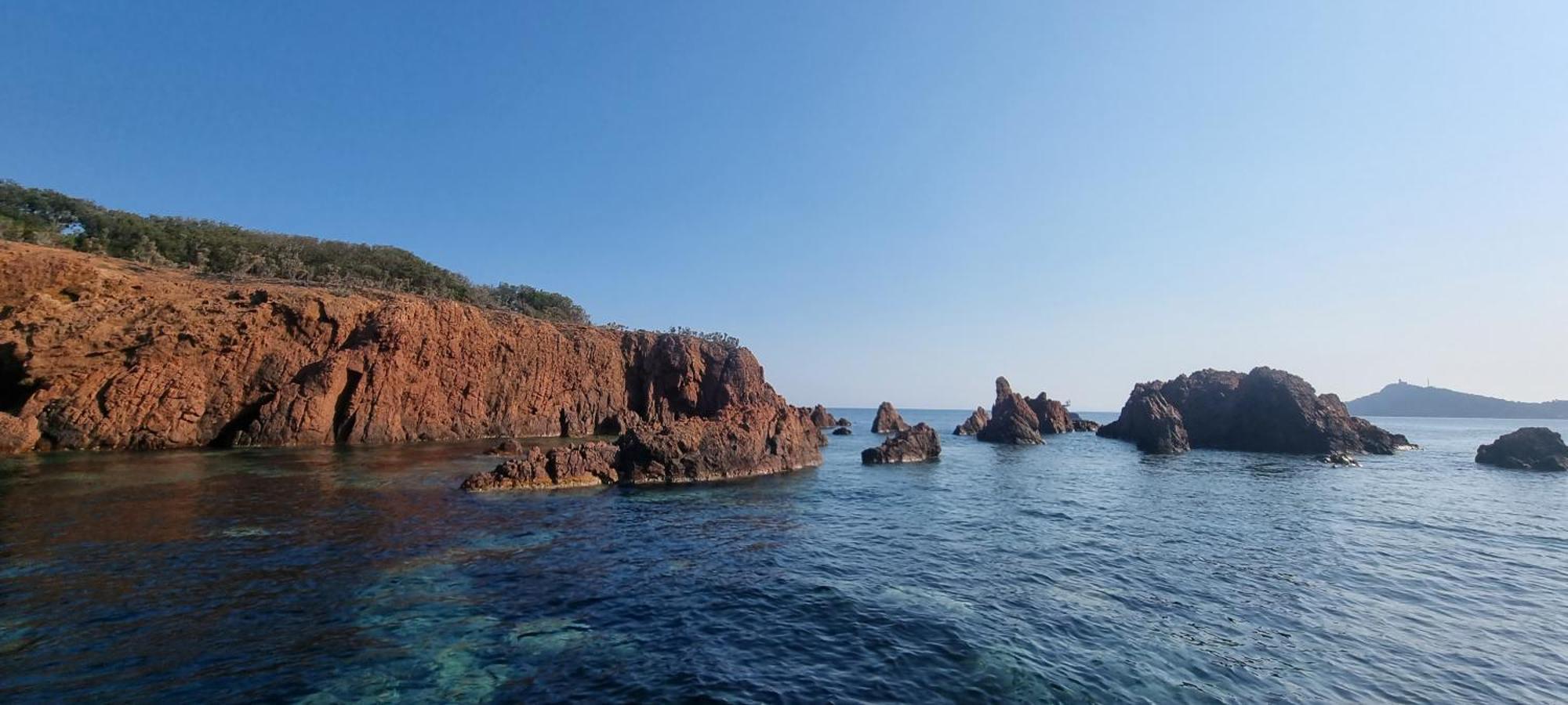 Agay Cap Esterel Le Hameau F2 Clim Plein Sud Dernier Etage Magnifique Vue Mer Saint-Raphaël المظهر الخارجي الصورة