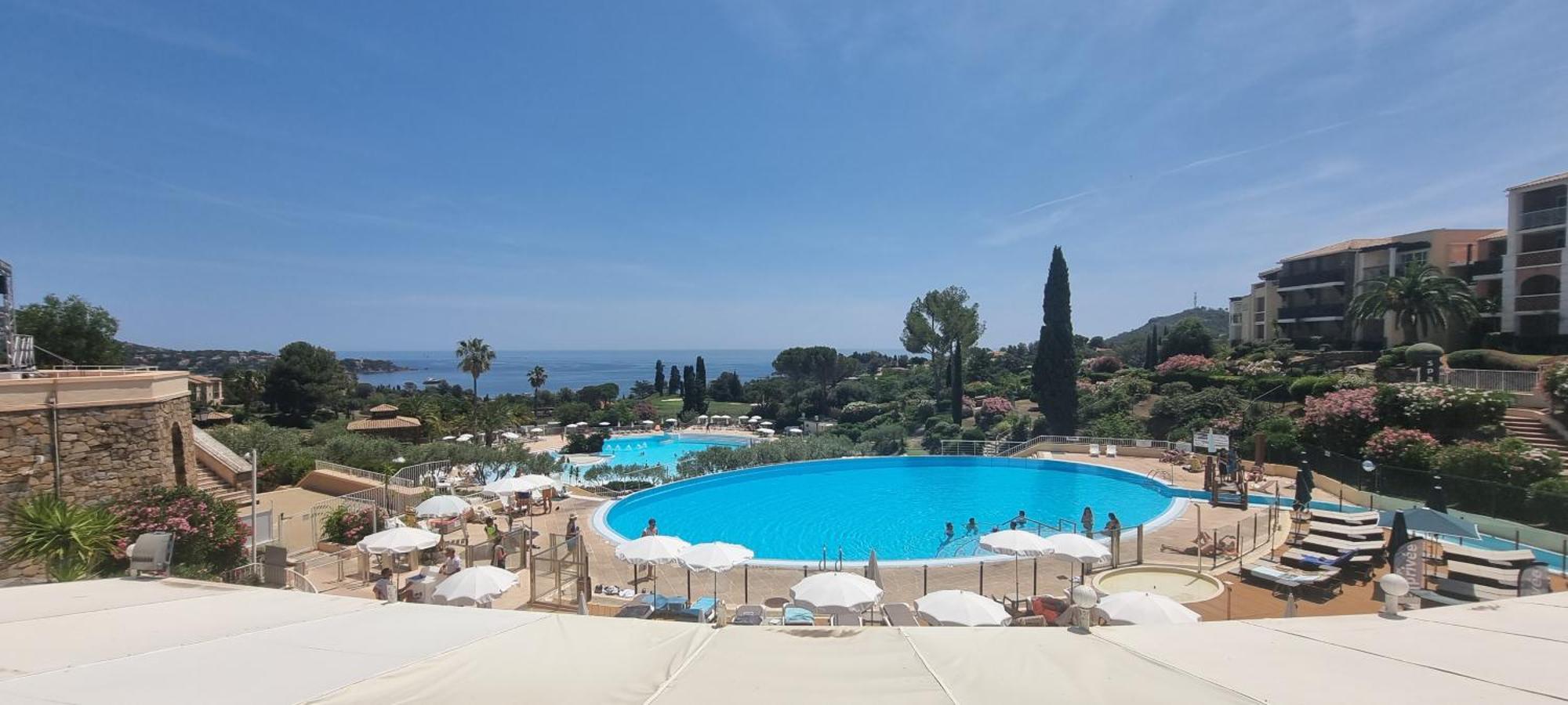 Agay Cap Esterel Le Hameau F2 Clim Plein Sud Dernier Etage Magnifique Vue Mer Saint-Raphaël المظهر الخارجي الصورة